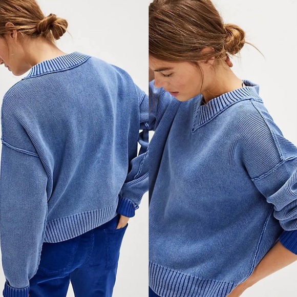 free people high street pullover shaded spruce - Picture 5 of 12